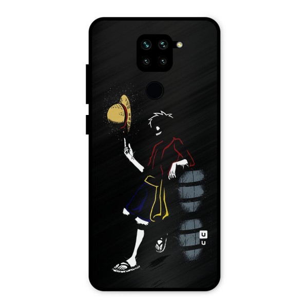 One Piece Luffy Style Metal Back Case for Redmi Note 9