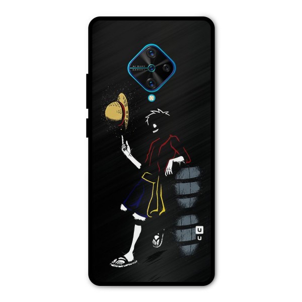 One Piece Luffy Style Metal Back Case for Vivo S1 Pro