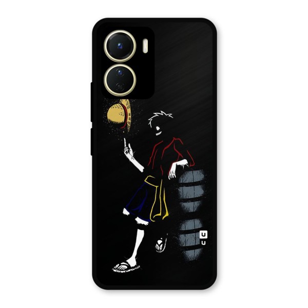 One Piece Luffy Style Metal Back Case for Vivo T2x