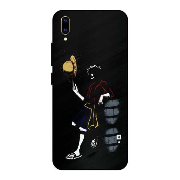 One Piece Luffy Style Metal Back Case for Vivo V11 Pro