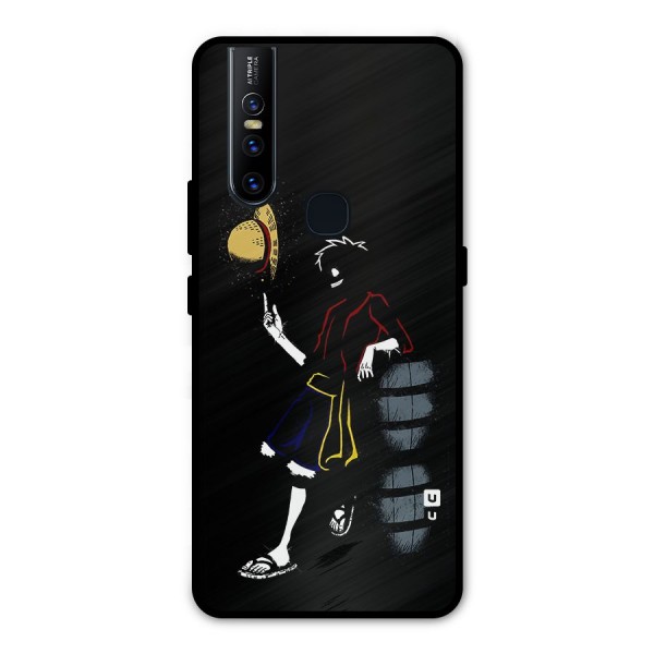 One Piece Luffy Style Metal Back Case for Vivo V15
