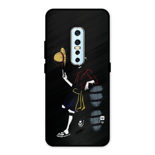 One Piece Luffy Style Metal Back Case for Vivo V17 Pro