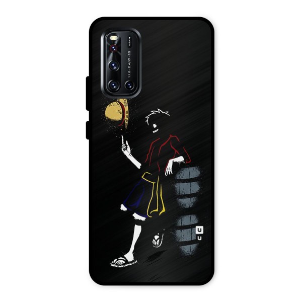 One Piece Luffy Style Metal Back Case for Vivo V19