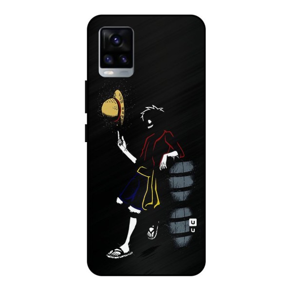 One Piece Luffy Style Metal Back Case for Vivo V20