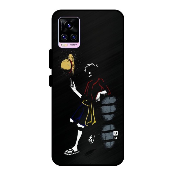 One Piece Luffy Style Metal Back Case for Vivo V20 Pro