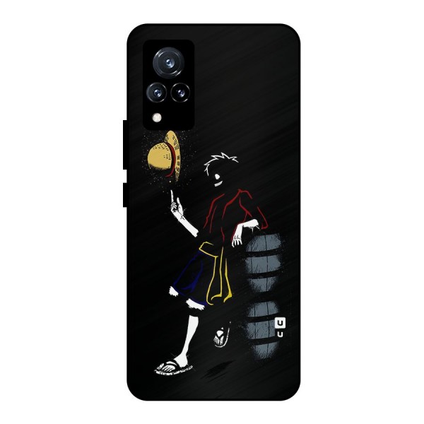 One Piece Luffy Style Metal Back Case for Vivo V21 5G