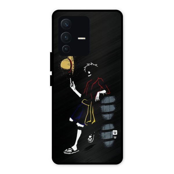 One Piece Luffy Style Metal Back Case for Vivo V23 5G