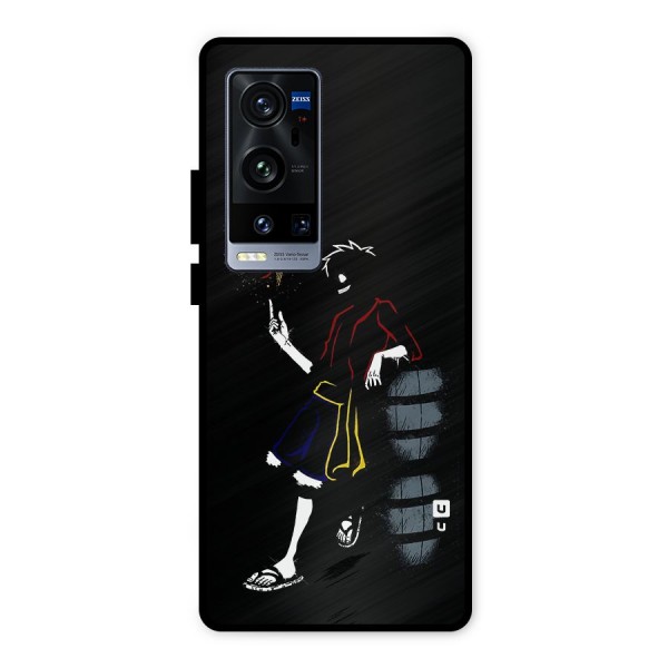 One Piece Luffy Style Metal Back Case for Vivo X60 Pro Plus