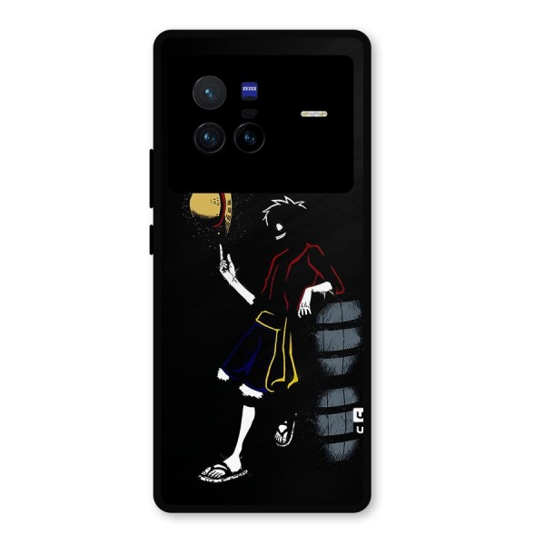 One Piece Luffy Style Metal Back Case for Vivo X80