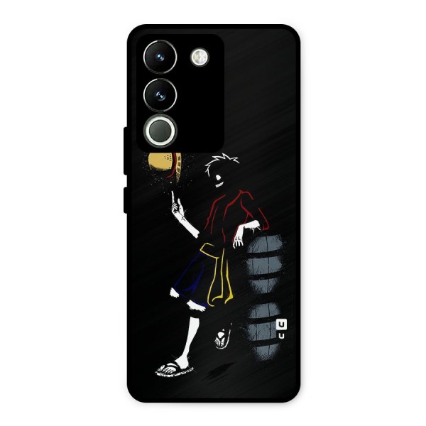 One Piece Luffy Style Metal Back Case for Vivo Y200
