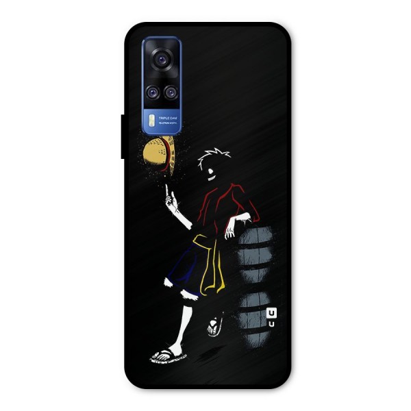 One Piece Luffy Style Metal Back Case for Vivo Y31