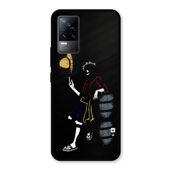 One Piece Luffy Style Metal Back Case for Vivo Y73