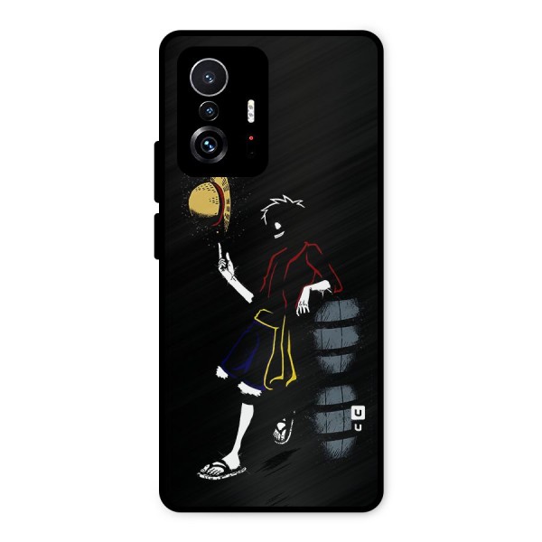 One Piece Luffy Style Metal Back Case for Xiaomi 11T Pro