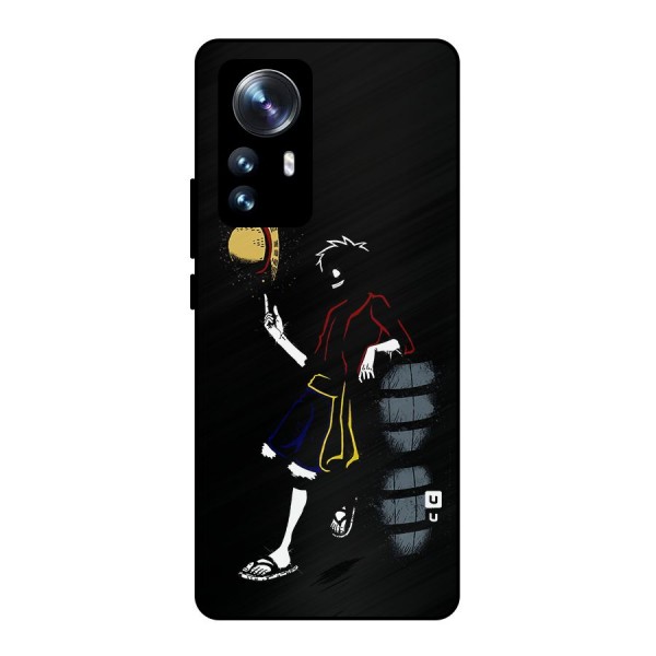 One Piece Luffy Style Metal Back Case for Xiaomi 12 Pro