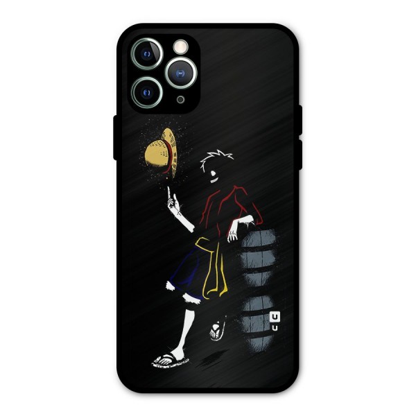 One Piece Luffy Style Metal Back Case for iPhone 11 Pro Max