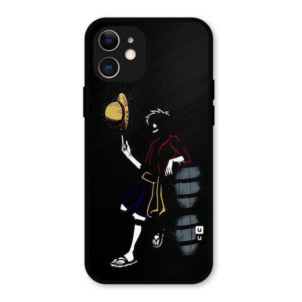 One Piece Luffy Style Metal Back Case for iPhone 12