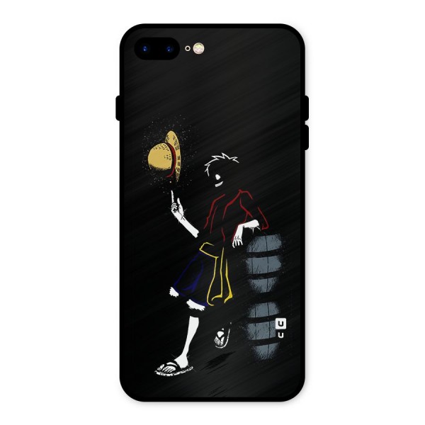 One Piece Luffy Style Metal Back Case for iPhone 7 Plus