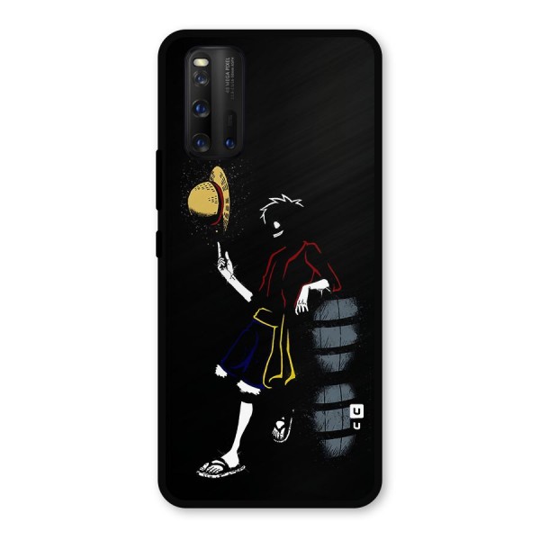 One Piece Luffy Style Metal Back Case for iQOO 3