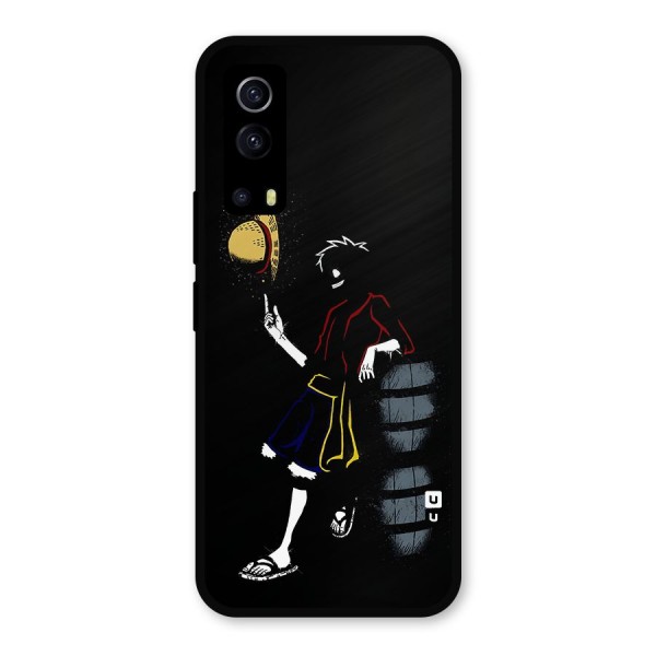 One Piece Luffy Style Metal Back Case for iQOO Z3