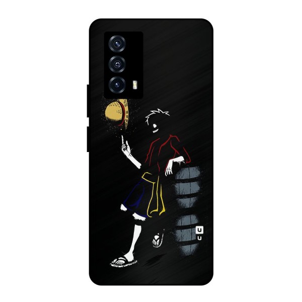One Piece Luffy Style Metal Back Case for iQOO Z5