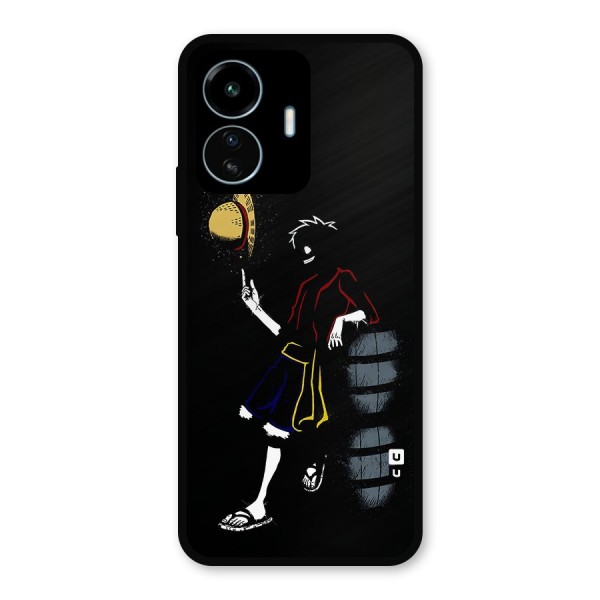 One Piece Luffy Style Metal Back Case for vivo iQOO Z6 Lite 5G