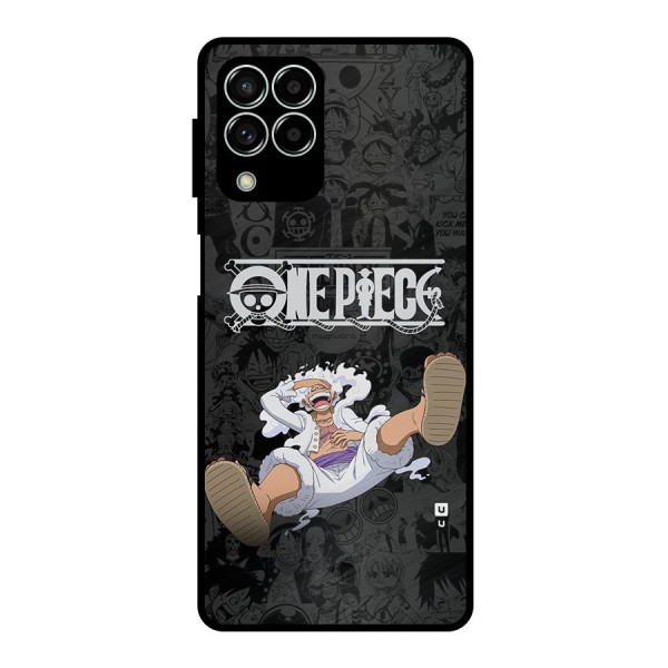 One Piece Manga Laughing Metal Back Case for Galaxy M33