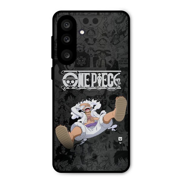 One Piece Manga Laughing Metal Back Case for Galaxy M56