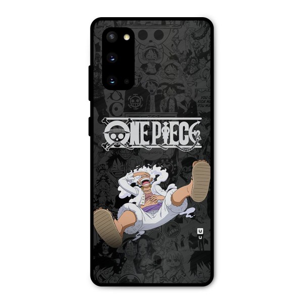 One Piece Manga Laughing Metal Back Case for Galaxy S20