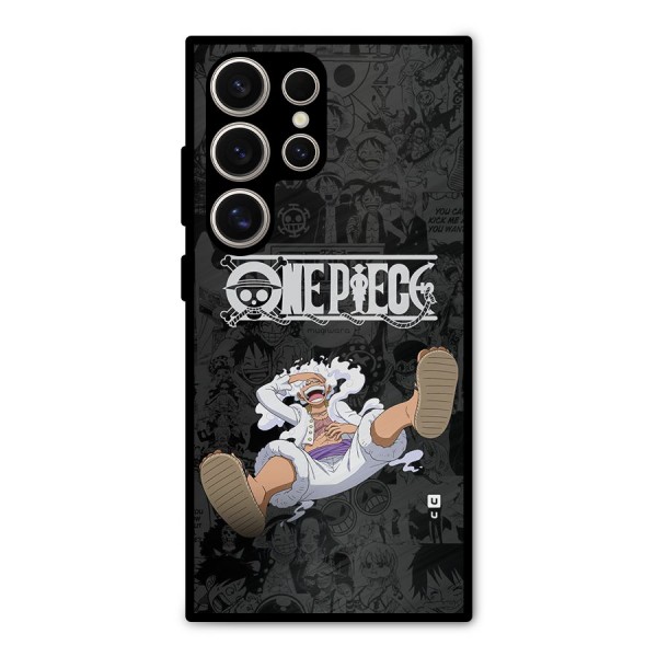One Piece Manga Laughing Metal Back Case for Galaxy S24 Ultra