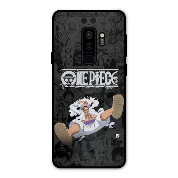 One Piece Manga Laughing Metal Back Case for Galaxy S9 Plus