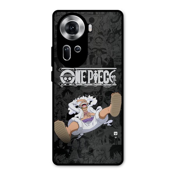 One Piece Manga Laughing Metal Back Case for Oppo Reno11 5G