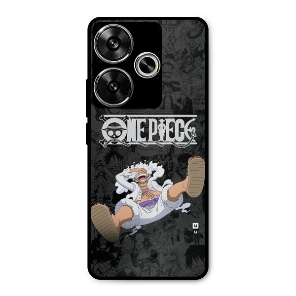 One Piece Manga Laughing Metal Back Case for Poco F6