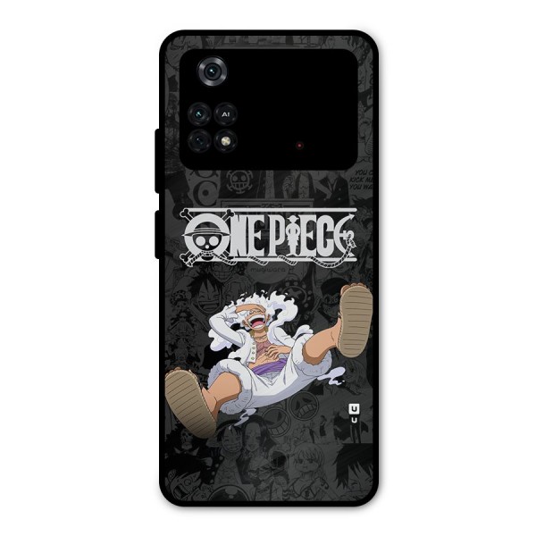 One Piece Manga Laughing Metal Back Case for Poco M4 Pro 4G