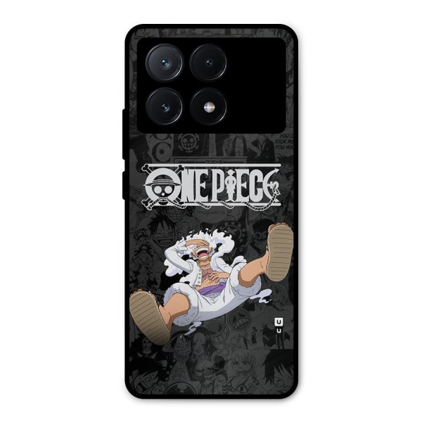 One Piece Manga Laughing Metal Back Case for Poco X6 Pro