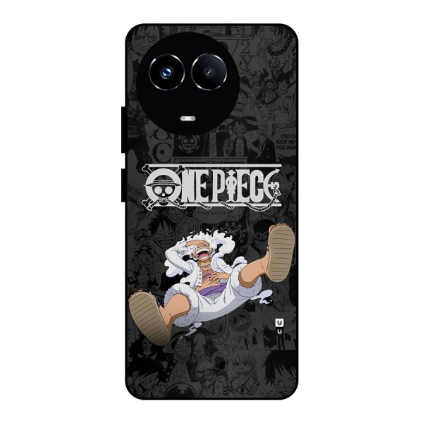 One Piece Manga Laughing Metal Back Case for Realme 11X