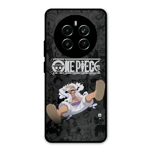One Piece Manga Laughing Metal Back Case for Realme 12 Plus