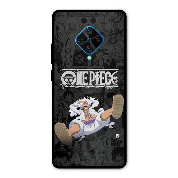 One Piece Manga Laughing Metal Back Case for Vivo S1 Pro