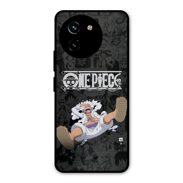 One Piece Manga Laughing Metal Back Case for Vivo T3x