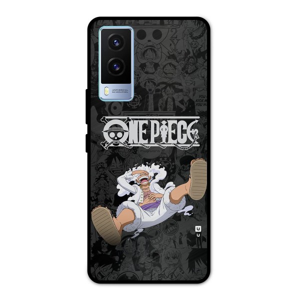 One Piece Manga Laughing Metal Back Case for Vivo V21e 5G