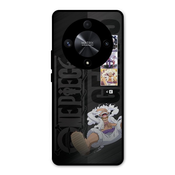 One Piece Monkey D LUffy Gear 5 Metal Back Case for Honor X9b