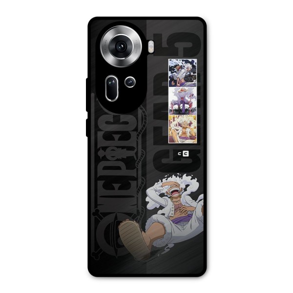 One Piece Monkey D LUffy Gear 5 Metal Back Case for Oppo Reno11 5G