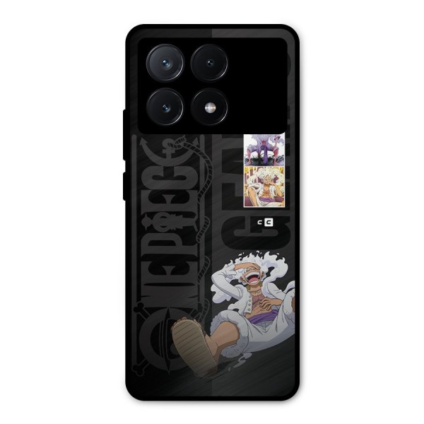 One Piece Monkey D LUffy Gear 5 Metal Back Case for Poco X6 Pro