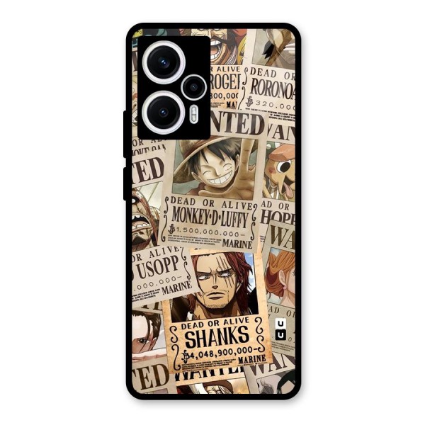 One Piece Most Wanted Glass Back Case for Poco F5