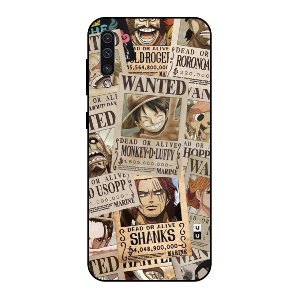 One Piece Most Wanted Metal Back Case for Galaxy A30s