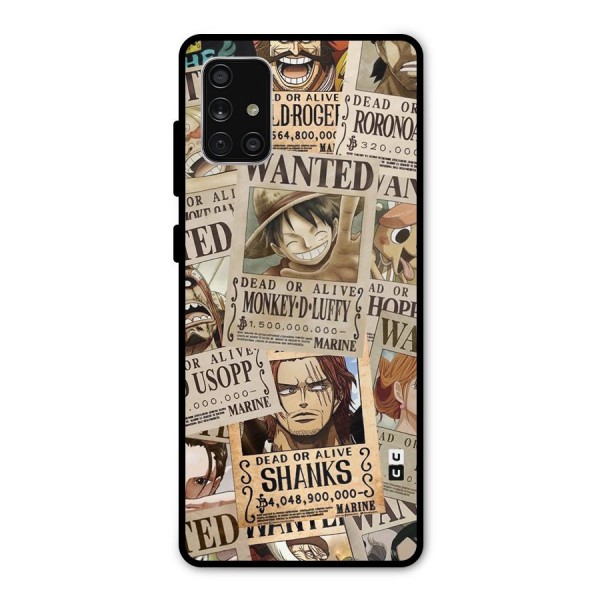 One Piece Most Wanted Metal Back Case for Galaxy A71