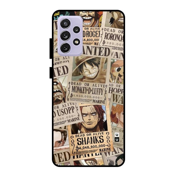 One Piece Most Wanted Metal Back Case for Galaxy A72
