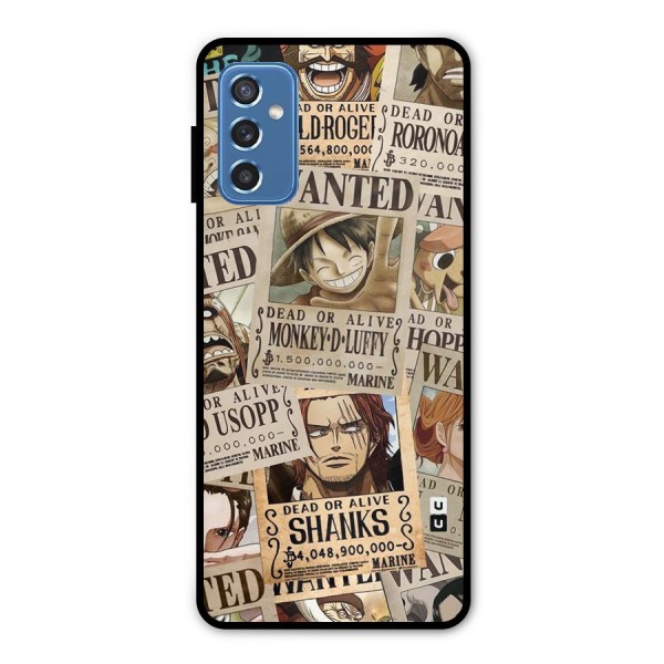 One Piece Most Wanted Metal Back Case for Galaxy M52 5G