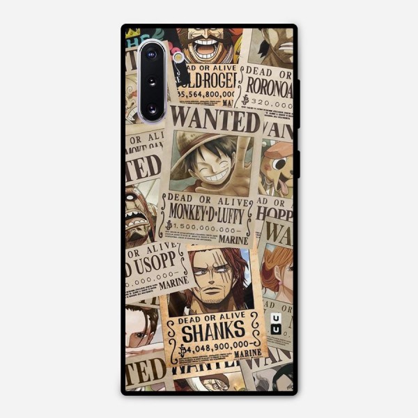 One Piece Most Wanted Metal Back Case for Galaxy Note 10