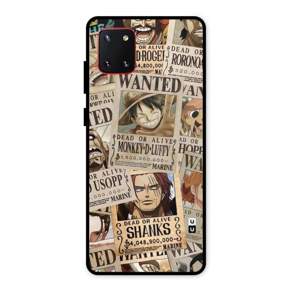One Piece Most Wanted Metal Back Case for Galaxy Note 10 Lite