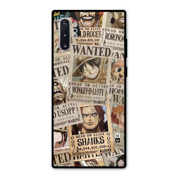 One Piece Most Wanted Metal Back Case for Galaxy Note 10 Plus